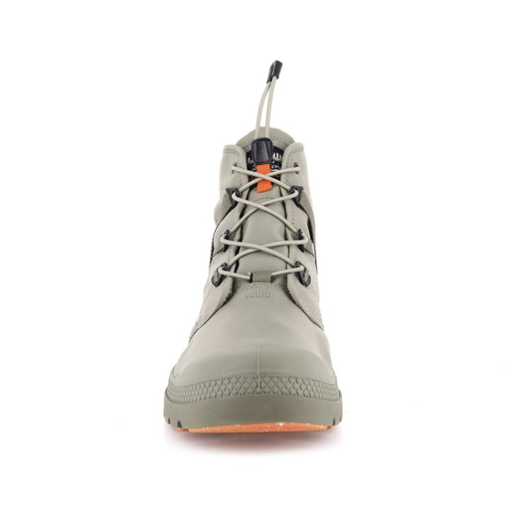 Dámské Boty Palladium Pampa Travel Lite+ Nepromokavé Olivy Zelené | CZ YMH-37Q